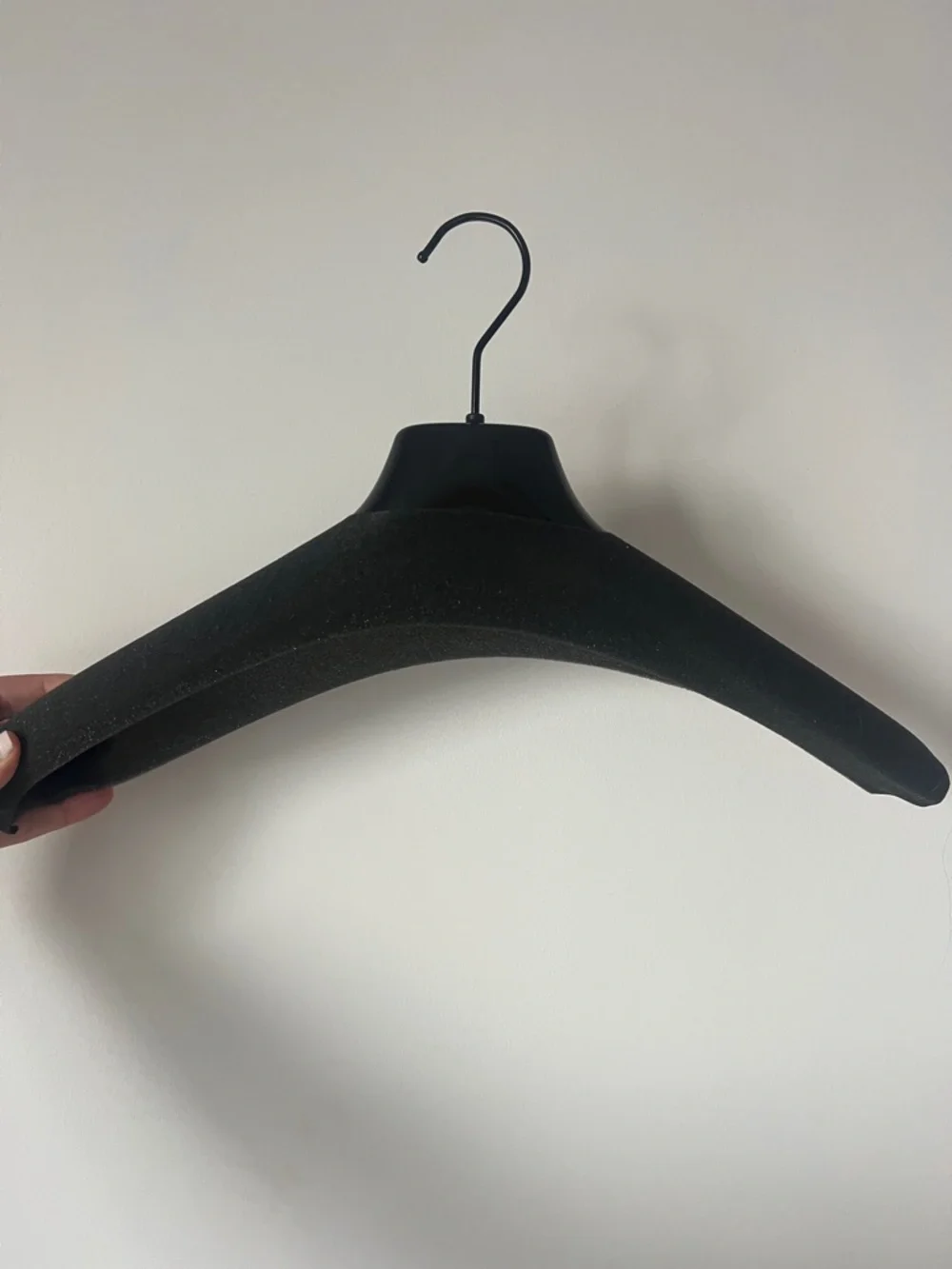Emporio Armani Black Elegant Plastic Hanger